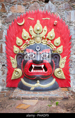 Masque du Népal Bhairab Banque D'Images