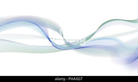 Les lignes de mouvement light blue gradient vert Banque D'Images