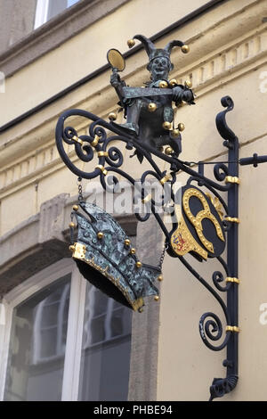 Hoppeditz, Chambre de carnaval, Dusseldorf Banque D'Images