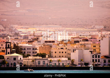 Puerto del Carmen à Lanzarote Iles Canaries Espagne Banque D'Images