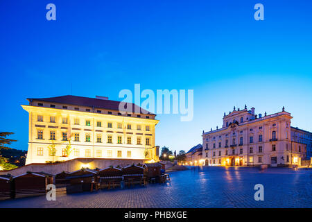 Palais de l'archevêque, Prague, Site du patrimoine mondial de l'UNESCO, la Bohême, République Tchèque, Europe Banque D'Images