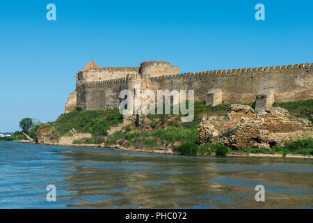 Anciennement connu sous le nom de forteresse Bilhorod-Dnistrovskyi Akkerman sur la côte de la mer Noire, l'Ukraine, l'Europe Banque D'Images