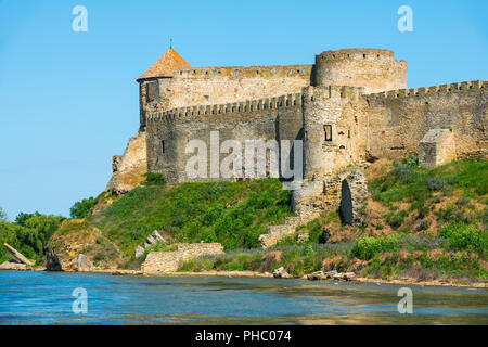 Anciennement connu sous le nom de forteresse Bilhorod-Dnistrovskyi Akkerman sur la côte de la mer Noire, l'Ukraine, l'Europe Banque D'Images