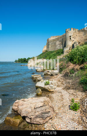 Anciennement connu sous le nom de forteresse Bilhorod-Dnistrovskyi Akkerman sur la côte de la mer Noire, l'Ukraine, l'Europe Banque D'Images