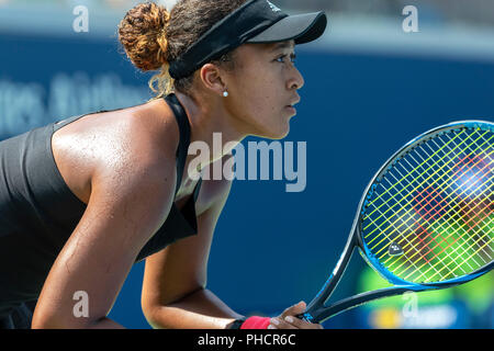 Naomi Osaka (JPN) de la compétition à l'US Open de Tennis 2018. Banque D'Images