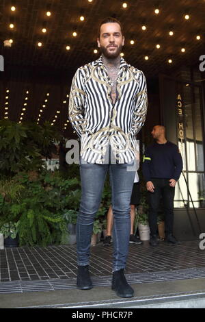 Pete Wicks x Hermano fête de lancement de Ace Hôtel Shoreditch comprend : Pete Wicks Où : London, Royaume-Uni Quand : 31 juillet 2018 Source : WENN.com Banque D'Images