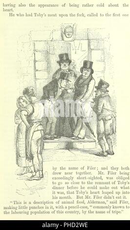 Libre à partir de la page 129 de 'Les Lettres de Charles Dickens. Edité par sa belle-sœur et sa fille aînée' . Banque D'Images