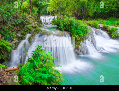 Cascade de île de Siquijor. Philippines Banque D'Images