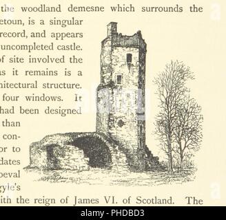 Libre à partir de la page 45 de "Les châteaux de la Lothians . Seize eaux-fortes originales et vingt-six reproductions de plume et encre avec la typographie descriptif' . Banque D'Images