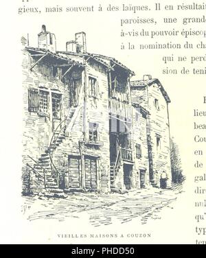 Libre à partir de la page 62 de 'Aux Environs de Lyon préface de M. Coste-Labaume. Édition illustrée de 250 dessins de J. Drevet, etc' . Banque D'Images