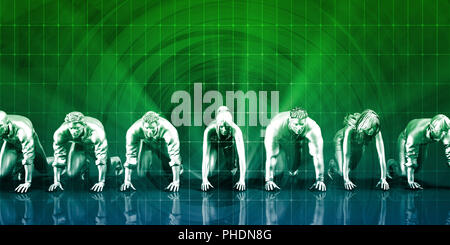 La gestion du rendement et la solution stratégique pour l'employé Banque D'Images