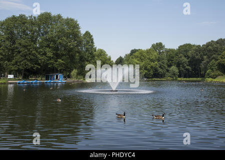 Fredenbaumpark, Dortmund, Rhénanie du Nord-Westphalie, Allemagne, Europe Banque D'Images