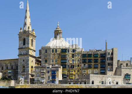 Basilique de Notre-Dame sur Malte Banque D'Images