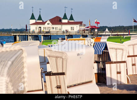 Seabridge Ahlbeck, Usedom Banque D'Images