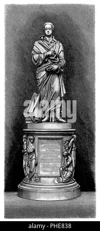 Joseph Addison. Après la statue dans la soi-disant. Le coin de la poésie dans le compartiment de Westminster à Londres, Banque D'Images