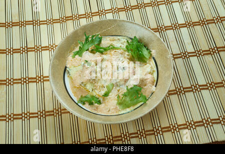 Curry de Poisson indien fidjien Banque D'Images