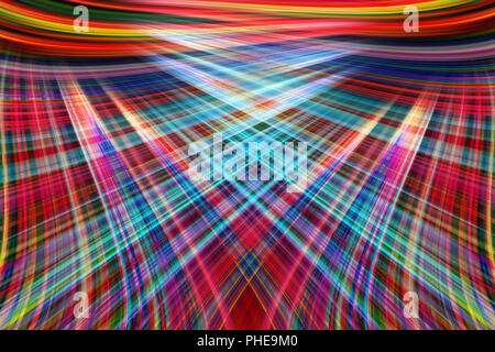 La lumière d'arrière-plan des sentiers colorés Banque D'Images