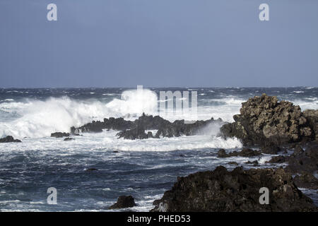 Corvo Island, Portugal Azoren, Banque D'Images