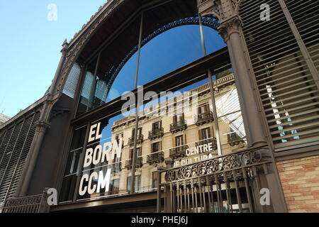 Barcelone, Mercat del Born, ancien marché couvert Banque D'Images