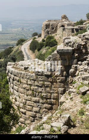 La forteresse de Nimrod en Israël Banque D'Images