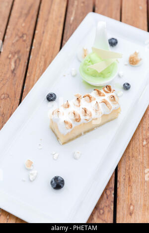 Dessert - Gâteau au fromage Banque D'Images