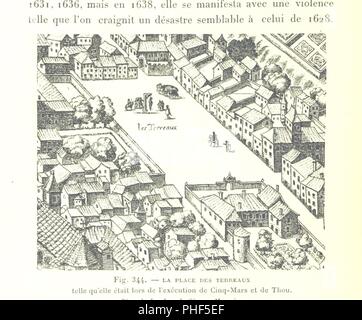 Libre à partir de la page 276 de la "nouvelle histoire de Lyon et des provinces de Lyonnais, Forez, Beaujolais, etc. [illustré par l'auteur.]' . Banque D'Images