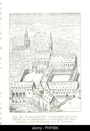 Libre à partir de la page 337 de "trassburg und seine Bauten. Herausgegeben vom Architekten- und für Ingenieur-Verein Elsass-Lothringen. 655 Abbildungen mit en texte, etc' . Banque D'Images