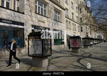 Hermes, Kurfuerstendamm, Charlottenburg, Berlin, Deutschland Banque D'Images