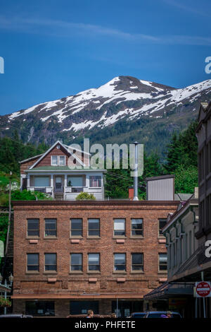 Paysage autour de la ville de Ketchikan Alaska Banque D'Images