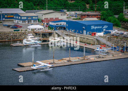 Paysage autour de la ville de Ketchikan Alaska Banque D'Images