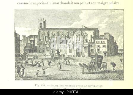 Libre à partir de la page 608 de la "nouvelle histoire de Lyon et des provinces de Lyonnais, Forez, Beaujolais, etc. [illustré par l'auteur.]' . Banque D'Images