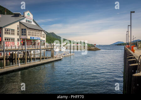 Paysage autour de la ville de Ketchikan Alaska Banque D'Images