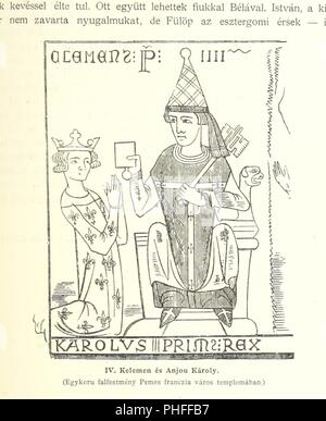 Libre à partir de la page 631 d'un "Magyar Nemzet tortenete. Szerkeszti Szilágyi S. [avec cartes et illustrations.]' . Banque D'Images