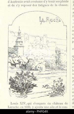 Libre à partir de la page 748 de 'Dictionnaire encyclopédique de géographie historique du royaume de Belgique. Description de ses neuf provinces et de ses 2 603 communes . Avec la collaboration pour la partie militaire d0022. Banque D'Images