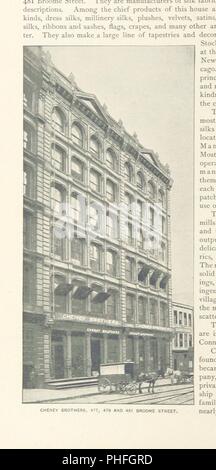 Libre à partir de la page 892 du manuel du "roi de la ville de New York. Un aperçu historique et description de la métropole américaine. . Avec des illustrations, etc. (deuxième édition.)' . Banque D'Images