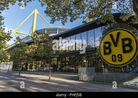 Magasin de fans BVB Banque D'Images