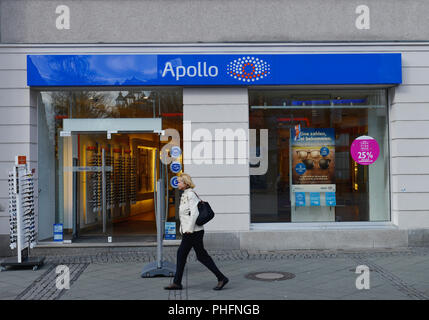 Apollo Optik Wilmersdorfer Strasse, Charlottenburg, Berlin, Deutschland Banque D'Images