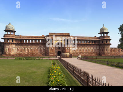 Fort Rouge à l'intérieur. L'Agra. L'Inde Banque D'Images