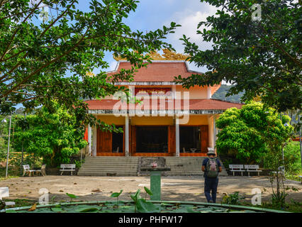 , Kien Giang, Vietnam - Dec 12, 2017. Temple local sur Tho Chau Island (Poulo Panjang) dans, Kien Giang au Vietnam. Banque D'Images