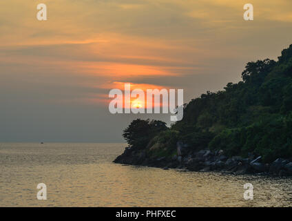 Seascape de Tho Chau Island (Poulo Panjang) dans, Kien Giang au Vietnam. Banque D'Images