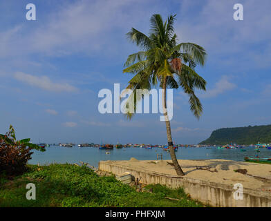 Seascape de Tho Chau Island (Poulo Panjang) dans, Kien Giang au Vietnam. Banque D'Images