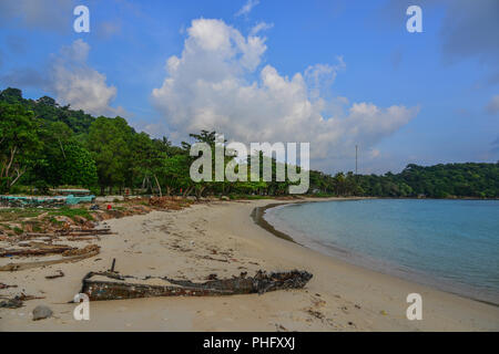 Seascape de Tho Chau Island (Poulo Panjang) dans, Kien Giang au Vietnam. Banque D'Images