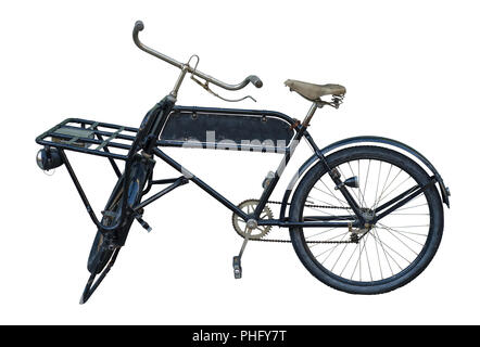 Livraison à Vélo Vintage isolé Sign Banque D'Images