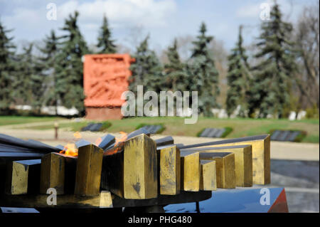 Mémorial en l'honneur de la victoire de la Seconde Guerre mondiale. Chisinau, Moldova Banque D'Images