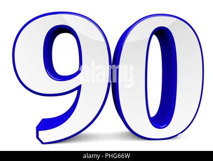 Numéro de big blue Banque D'Images