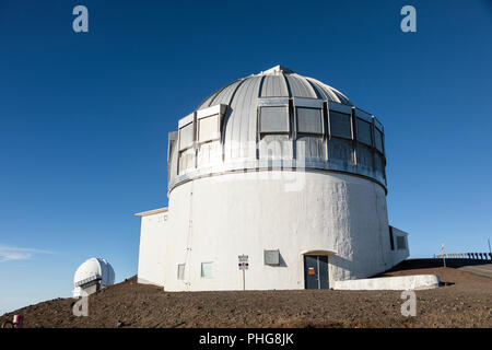 Mauna Kea United Kingdom Infrared Telescope (UKIRT), Big Island, Hawaii : Banque D'Images