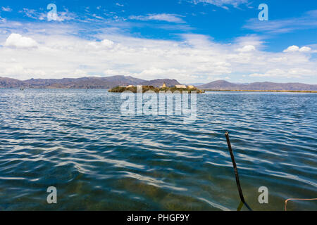 Voir d'îles Uros Banque D'Images