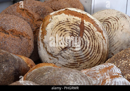 Pains, pains, pain de campagne ; Banque D'Images