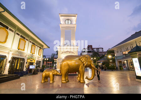Thaïlande Bangkok ASIATIQUE RIVERFRONT Banque D'Images