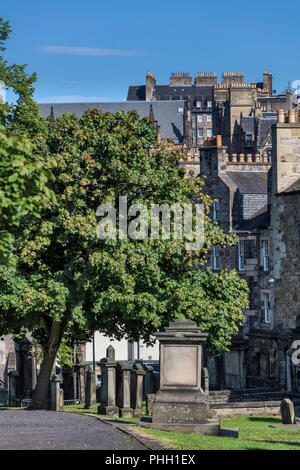 Greyfriars Kirkyard, Édimbourg, Écosse, Royaume-Uni Banque D'Images